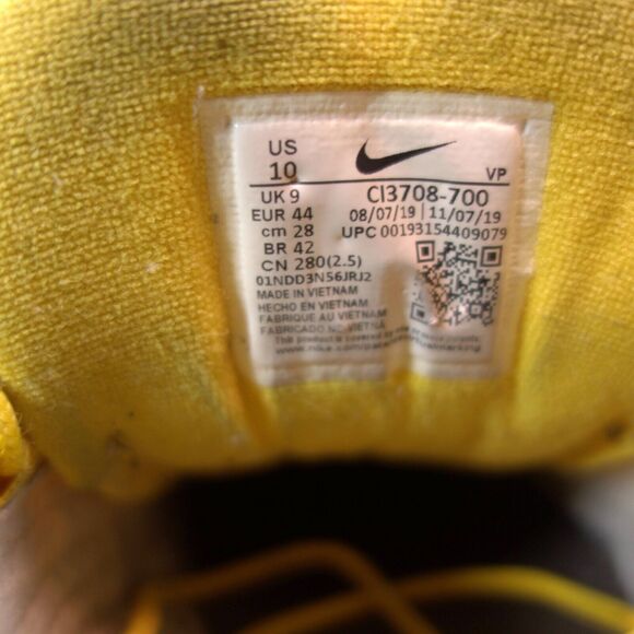 Nike Air Max 97 Running Sneakers Olympic Rings Yellow White Shoes Men's 10 US - Picture 7 of 7